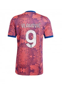 Fotbalové Dres Juventus Dusan Vlahovic #9 Dámské Třetí Oblečení 2022-23 Krátký Rukáv